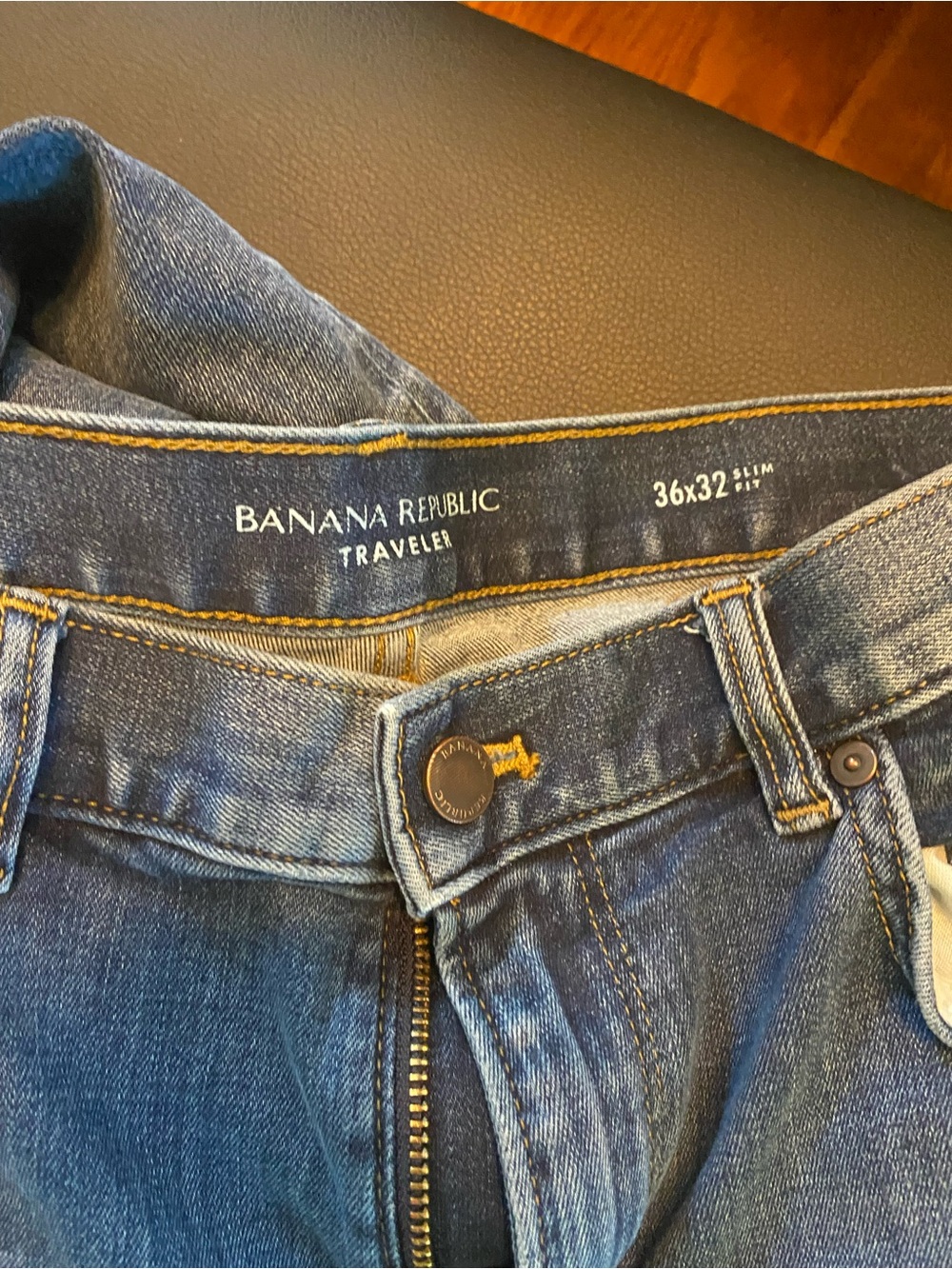 Banana Republic Slim Fit Traveler Jeans - Blue